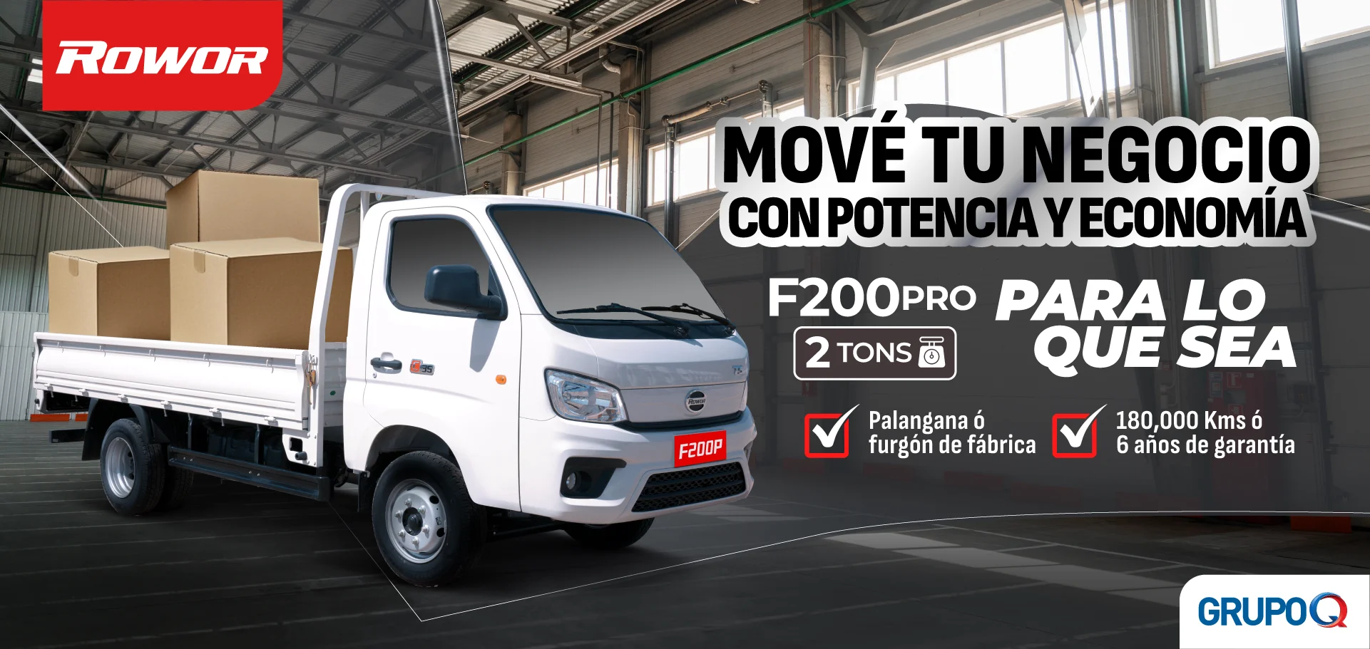 Modelo F200 PRO - Camiones de alta calidad